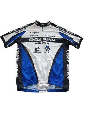 Cycle Mania Verge Show Low AZ Mens Cycling Jersey Giro Trek Giant Logos Large